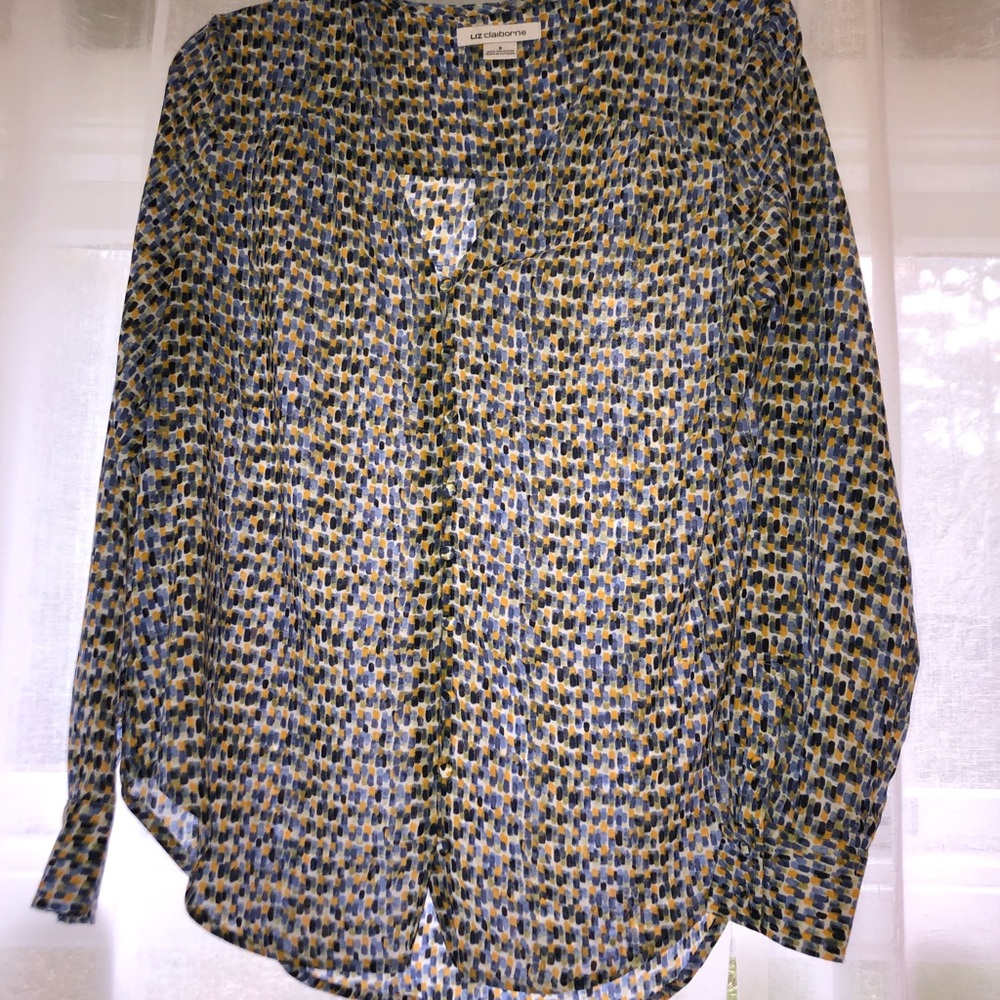 Liz Claiborne Button Up Top
